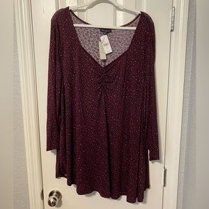 Animal Print Swing Top